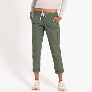 Vuori Green Rip Stop Pants